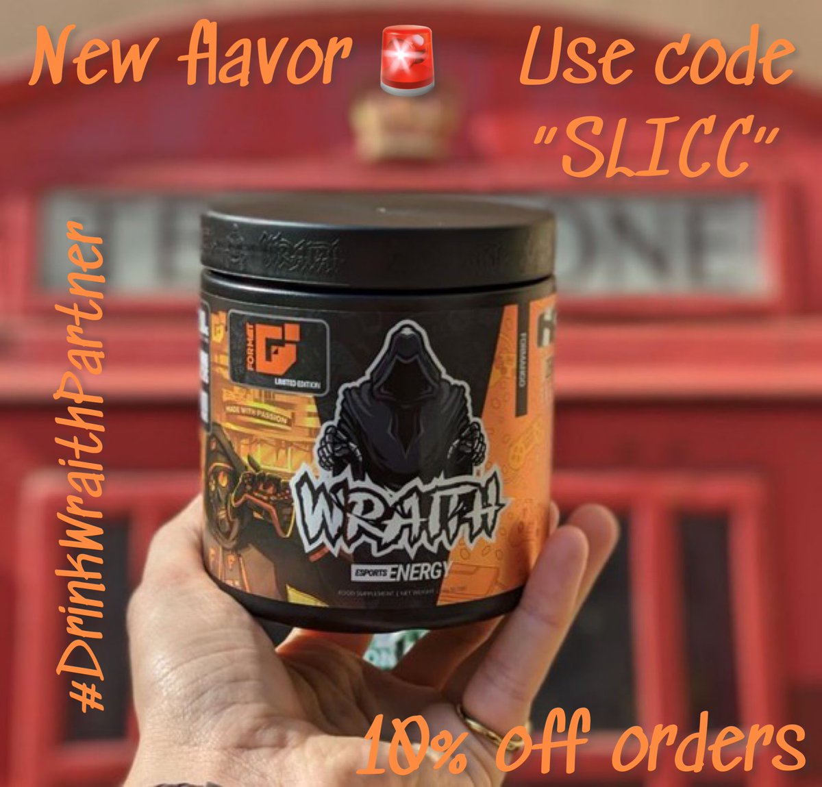 SlicCB0ii's tweet photo. Come run up my code and get the new flavor from @WraithEnergy x @FormatGG use code “”SLICC” and get that 10% off you been looking for!! #DrinkWraithPartner #FormatGG https://t.co/ZRjmHEXN26