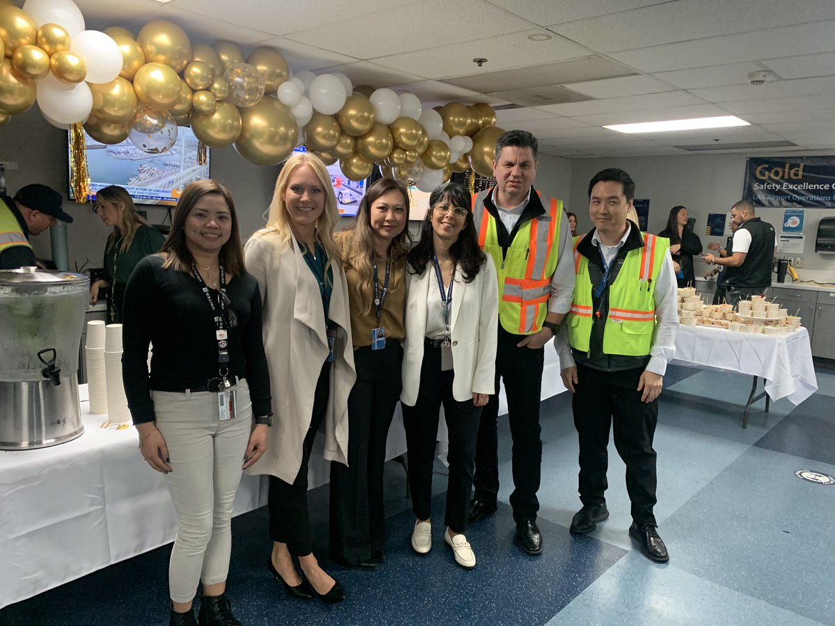 Congratulations Team LAX !!! On AO achieving #SafetyExcellenceGold 🏆
#BeingUNITED
#SafetyIOwnIt