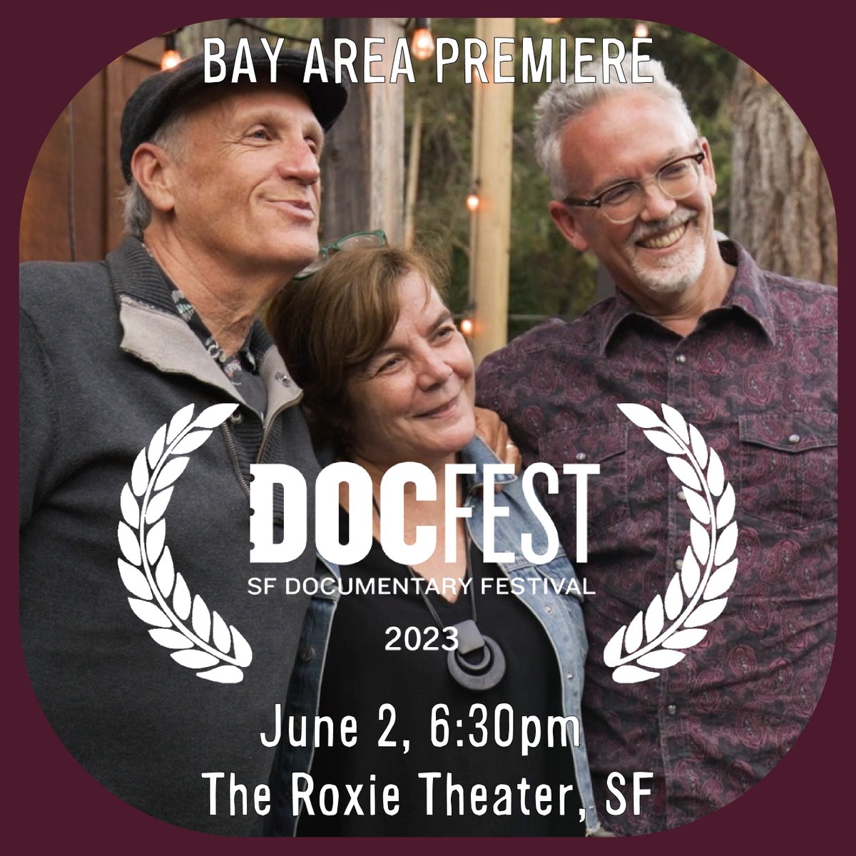 SecretSongFilm's tweet photo. Exciting news!! The Secret Song will have its San Francisco Premiere at SF Doc Fest - Friday, June 2, 6:30pm - Roxie Theater! Get your tickets here! 
https://t.co/LbPEFa1QXa

@SFIndieFest 
@roxietheater https://t.co/UZkG9fyqWY