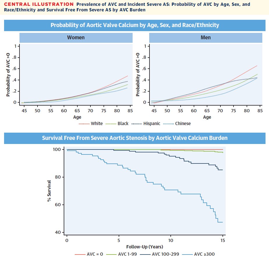 Our paper showing the multiethnic prevalence of aortic valve calcium and its association with long-term severe aortic stenosis now in JACC: Cardiovascular Imaging authors.elsevier.com/a/1h3Au,i2Xruo… Excellent tweetorial @AlexRazavi !! @MichaelJBlaha @CiccaroneCenter @JACCJournals #JACCIMG