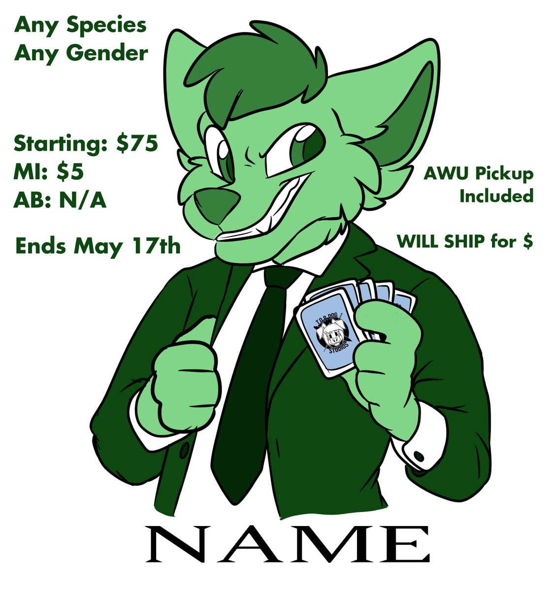 CassMutt's tweet photo. 🎲 DOUBLE AWU SEVEN THEMED BADGE 🎲
Digital Badge to be Printed and Laminated from home!

1 SLOT
AWU Pickup Included
WILL SHIP for 💲
ANY SPECIES
ANY GENDER

Starting at 7⃣5⃣
Minimum Increment 5⃣
AB 🚫

Ends MAY 17th at 1:00pm PST

REPLY UNDER THREAD TO B!D

R/T's appreciated ✨ https://t.co/Hamk8EB9Ux