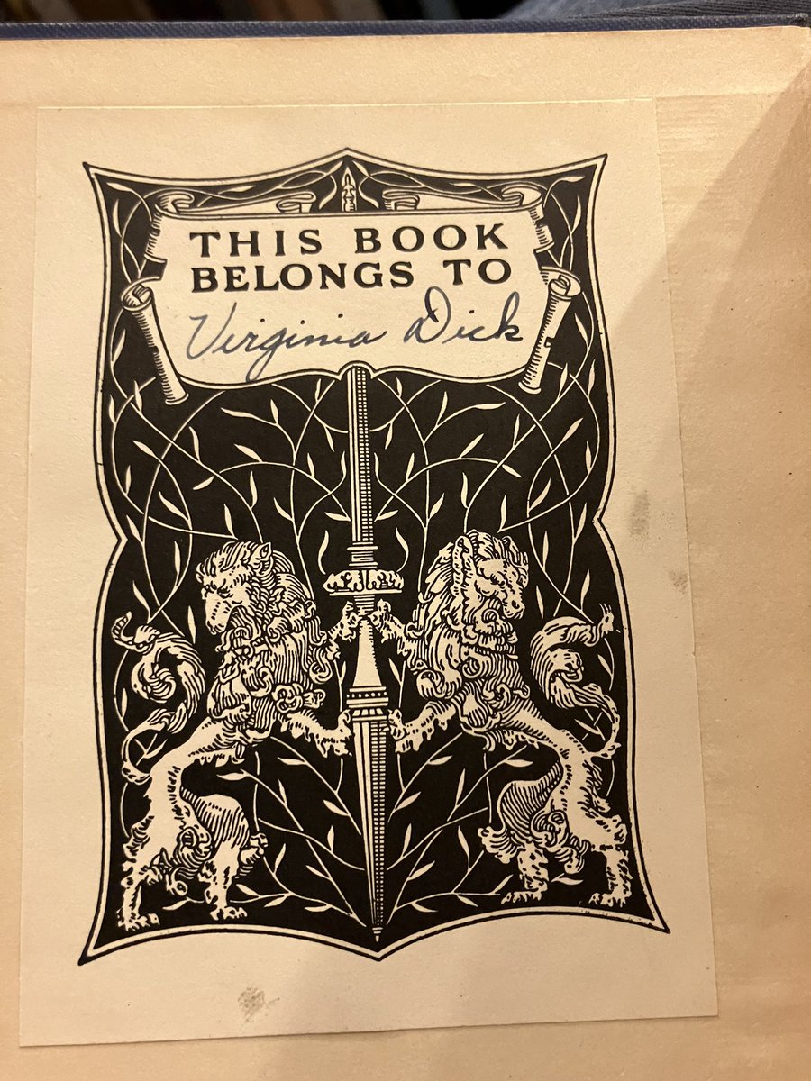 Loganberry Books (@loganberrybooks) on Twitter photo I love old bookplates. #lostinagoodbook I love old bookplates. #lostinagoodbook