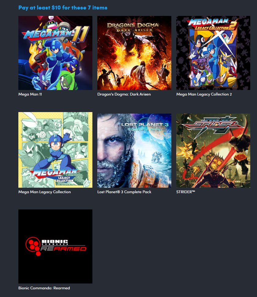 Humble Capcom MEGA Bundle