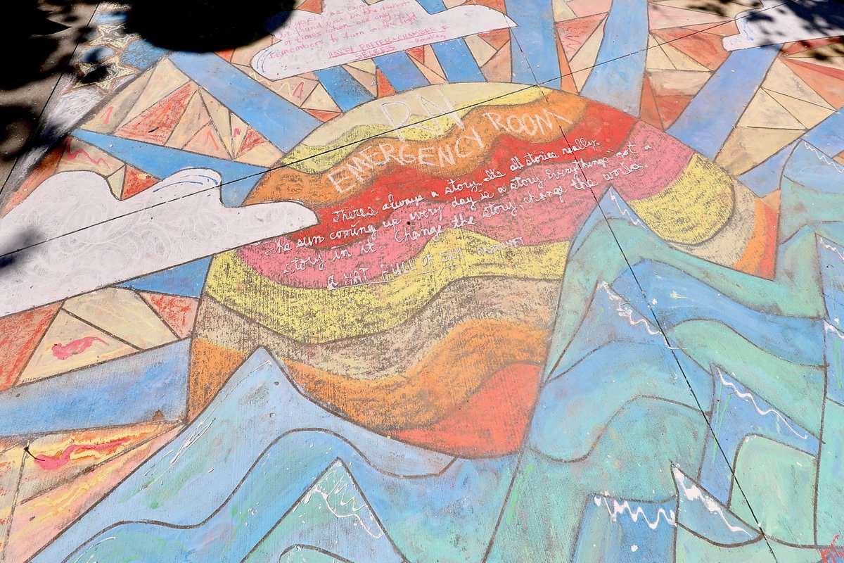 CincyChildrens's tweet photo. What a beautiful day for our amazing nurses to show off their creativity. Our annual #NursesWeek Chalk Art Challenge had more participants than ever with 16 teams vying for the trophy! The nurses also celebrated with a visit from the Dreamy Whip truck! #WeAreCincyKids https://t.co/jQrwljyvfc