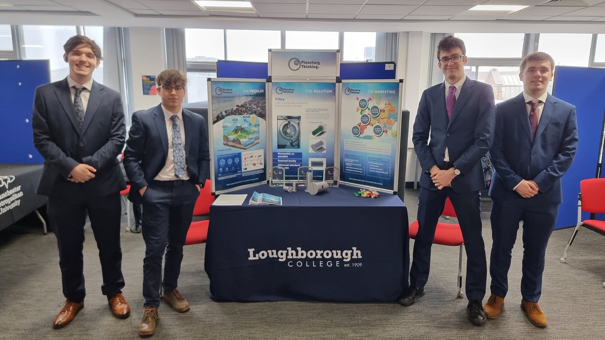 LouCollGroup's tweet photo. Congratulations to all Loughborough College HE students who represented us at the @youngenterprise UK Start-Up Finals. Our teams won 5 awards, including Outstanding Start-Up Student of the Year, and we were the Overall Winners. 🏆 https://t.co/QueZCr8K4o