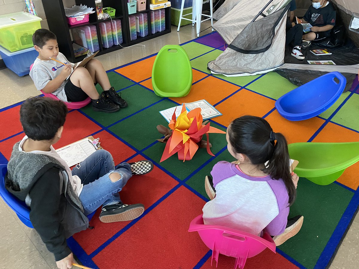 Lt_Ballard's tweet photo. Our happy campers worked hard & had fun during Camp Read-A-Lot day!🏕️📚#CampReadALot #2ndGrade #EOTY #UltimateLearningExperience @cmfinnegan3 @MabletonES https://t.co/42y2nTadxX