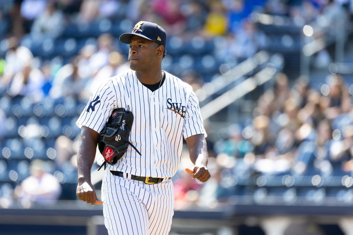 ConorFoleyYES's tweet photo. Some shots of Luis Severino during his stop in Scranton from my guy @cddolan. https://t.co/Bkkgt4ZK5O