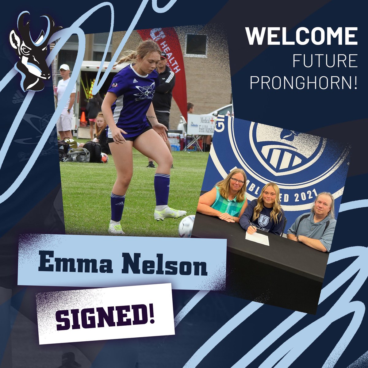 Hometown product! Excited to welcome our newest signing Emma Nelson from Gillette, Wyoming! Welcome to the Pronghorn Family! #gopronghorns #pronghornpride
