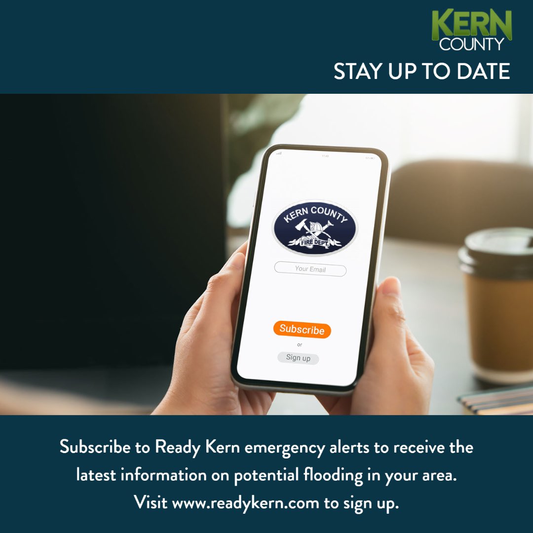 CountyofKern's tweet photo. With the potential amount of snowmelt expected throughout Kern County, we want our residents to take precaution. Please see the emergency preparedness tips below ⤵️  @kerncountyfire https://t.co/Or8AKGBHtp