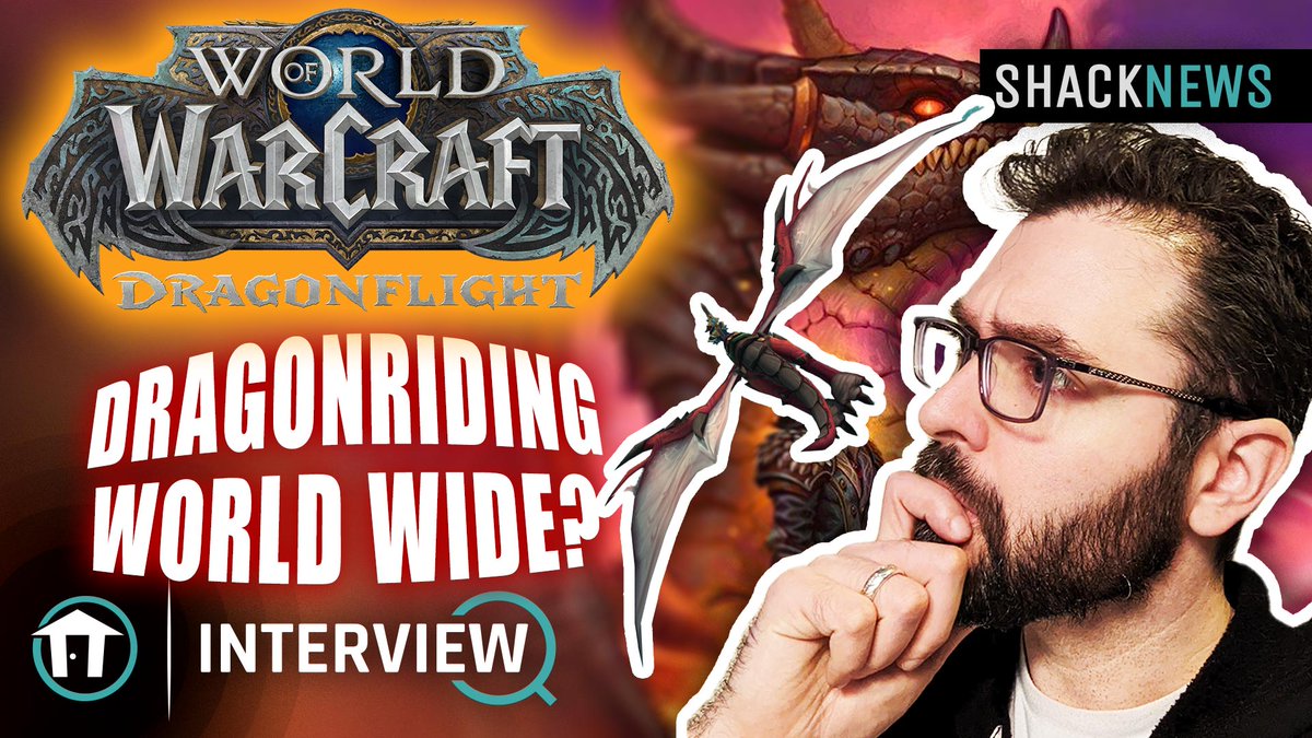 GregBurke85's tweet photo. I spoke to the @Warcraft Team @laurasardinha &amp; Morgan Day about UI updates, Seamless loading zones &amp; Bringing Dragonriding to other mounts! 
via @shacknews #Dragonflight #Warcraft @WarcraftDevs 

Full Interview Here: https://t.co/BNziErMZ1D https://t.co/MdLWOlF8Hd