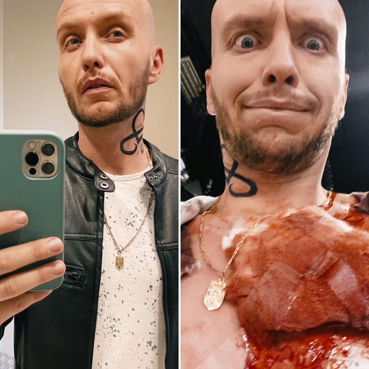 _MartinVenter's tweet photo. // How it started VS How it ended. 🙃
Jaco over-and-out (vir nou!)

📺 Dankie @BinnelandersTV &amp; @kykNETtv - wat 'n eer! 🫶🏼

#Binnelanders https://t.co/zOpqCqky1c