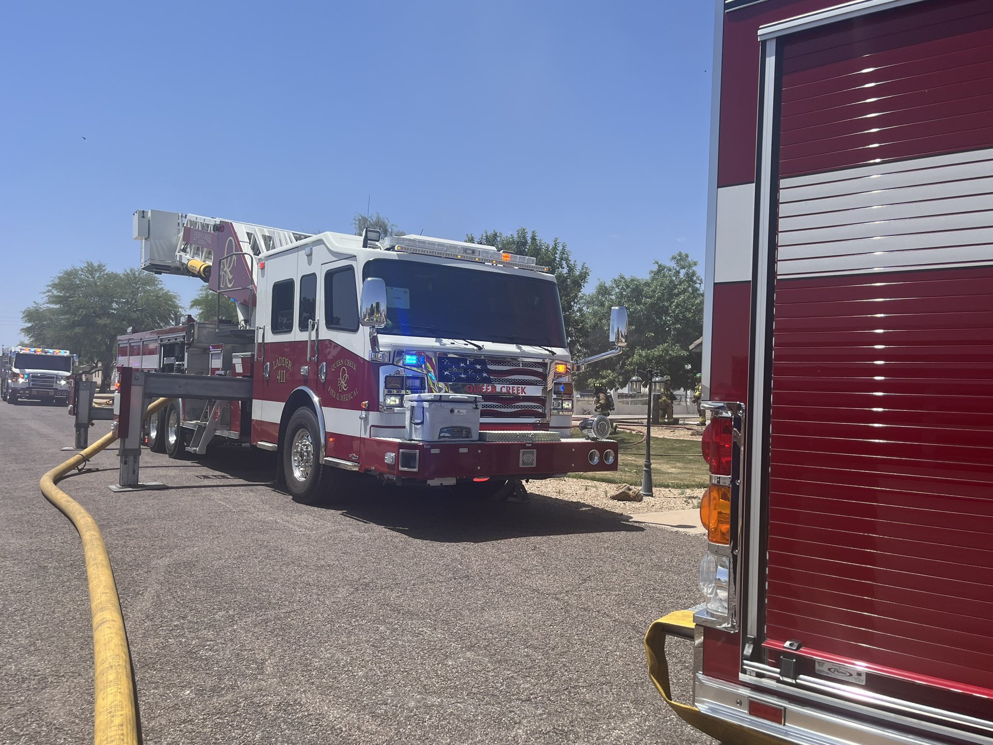 Town of Queen Creek on Twitter "Crews from QC, Mesa and Gilbert are