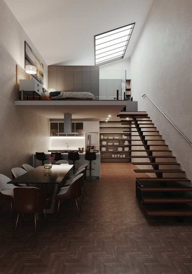 GGeee on Twitter "RT INTERIORPORN1 cozy loft apartment