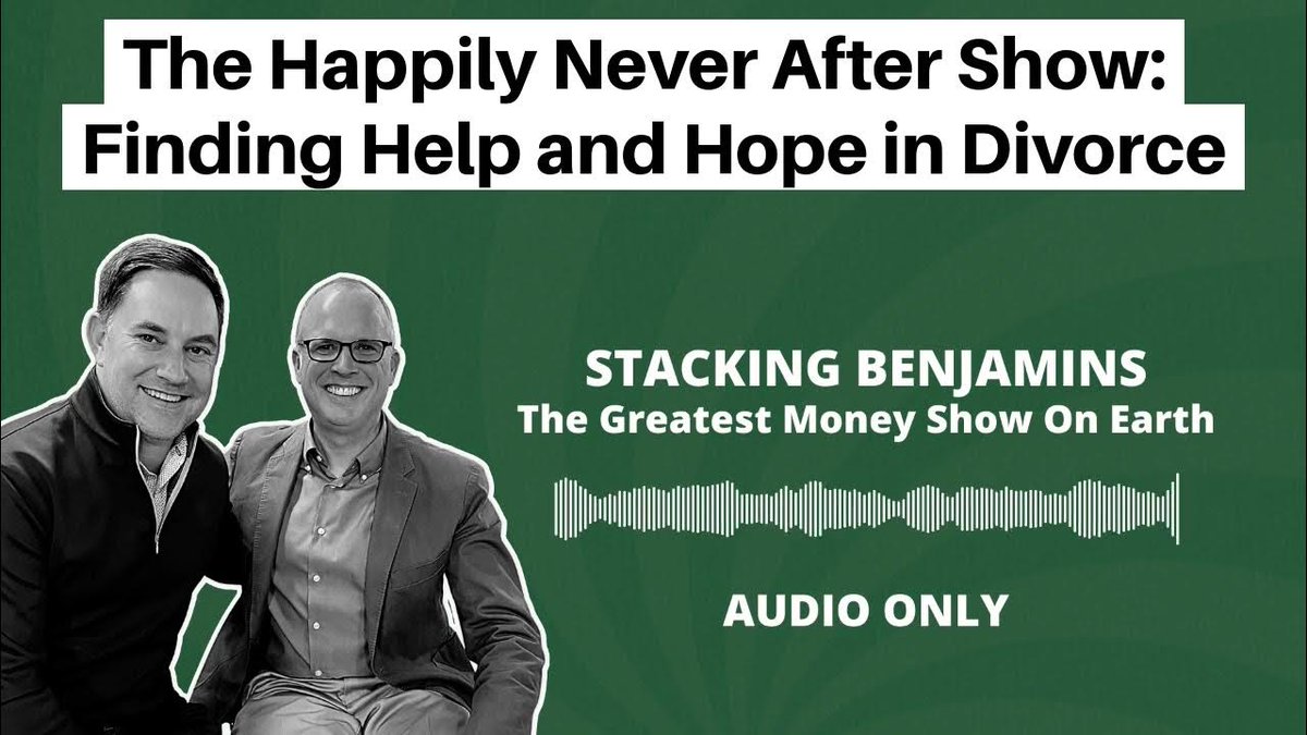 The Happily Never After Show: Finding Help &amp; Hope in #Divorce | Stacking Benjamins <a href="/SBenjaminsCast/">Stacking Benjamins</a> <a href="/AverageJoeMoney/">Joe Saul-Sehy</a> <a href="/notthefakeOG/">OG</a> <a href="/sequenceinc/">Tracy Coenen</a> #ForensicAccountant #LifestyleAnalysis #Apple #Savings #StackingBenjamins dlvr.it/SnrCj0