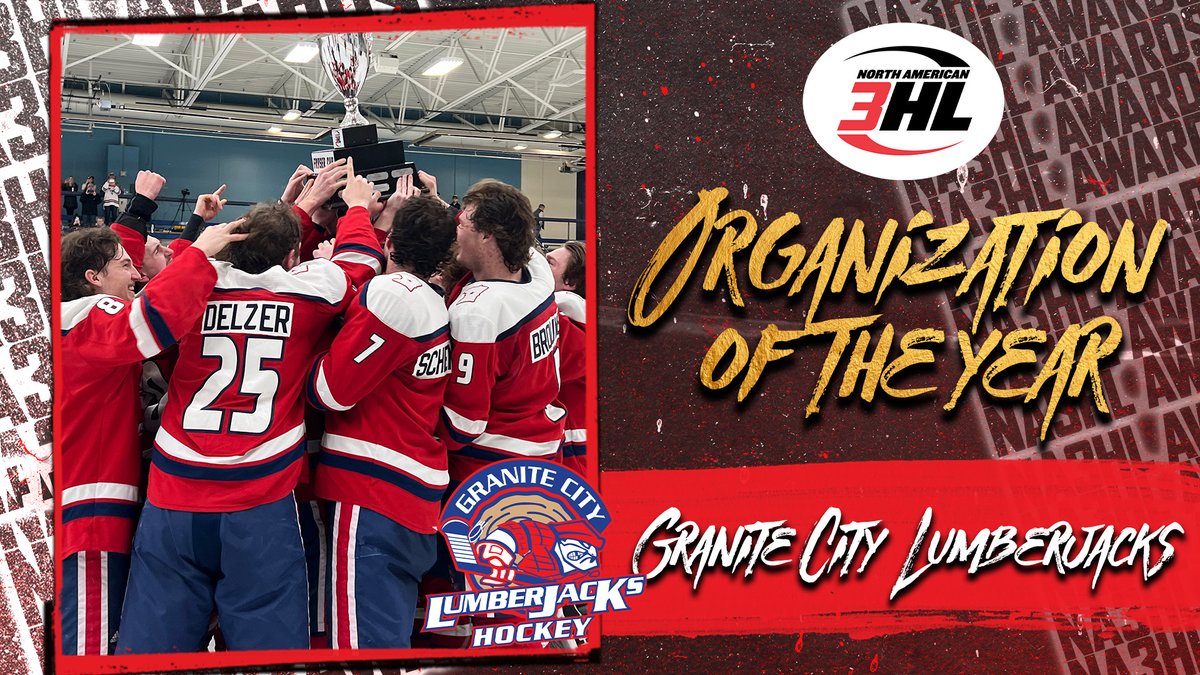 NA3HL's tweet photo. 2022-23 #NA3HL Organization of the Year: Granite City Lumberjacks @GCLumberjacks https://t.co/eGOww1d2Dc