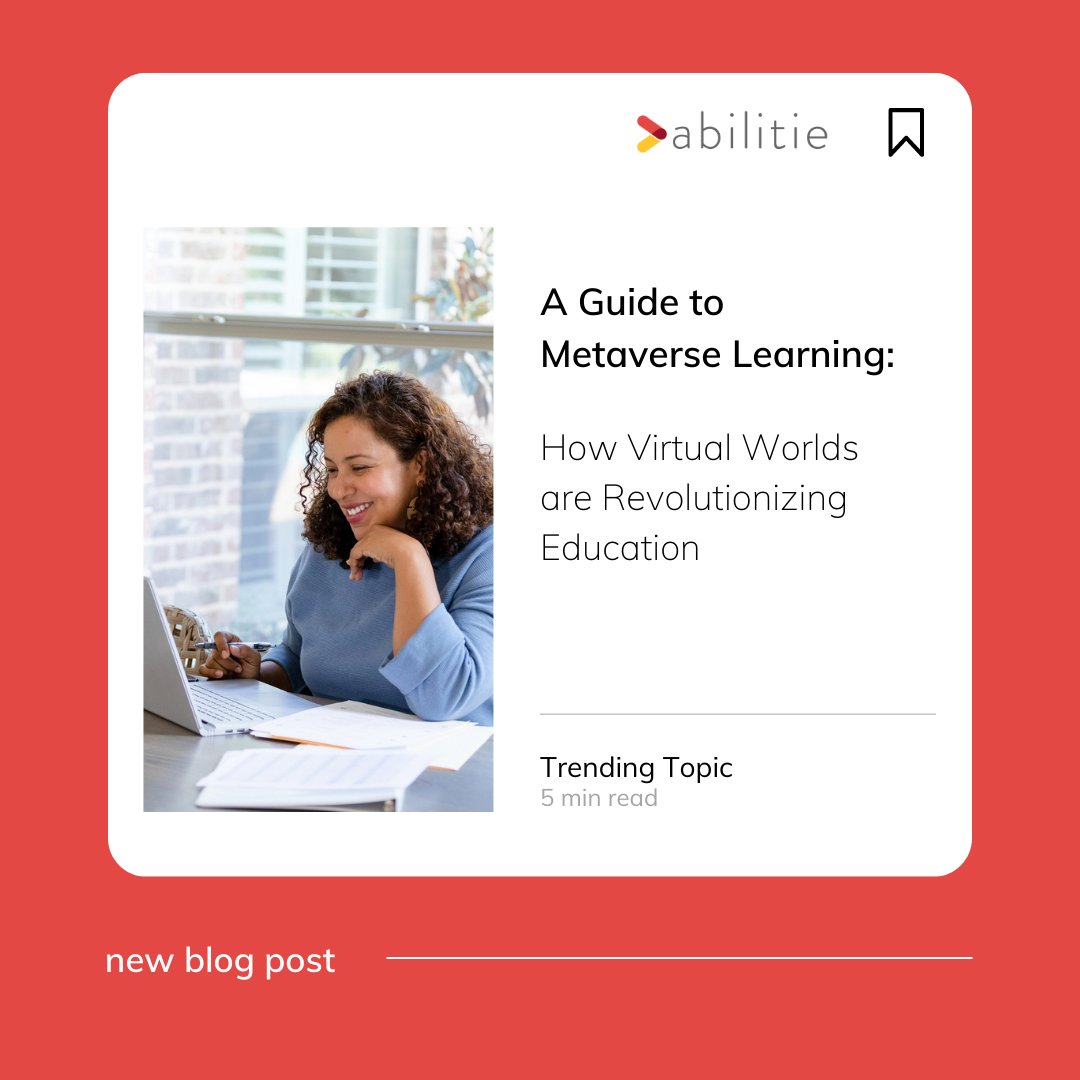 abilitiesims's tweet image. NEW — Guide to Metaverse Learning: How Virtual Worlds are Revolutionizing Education ⬇️

hubs.li/Q01PqNj80

#metaverse #metaverselearning #simulations