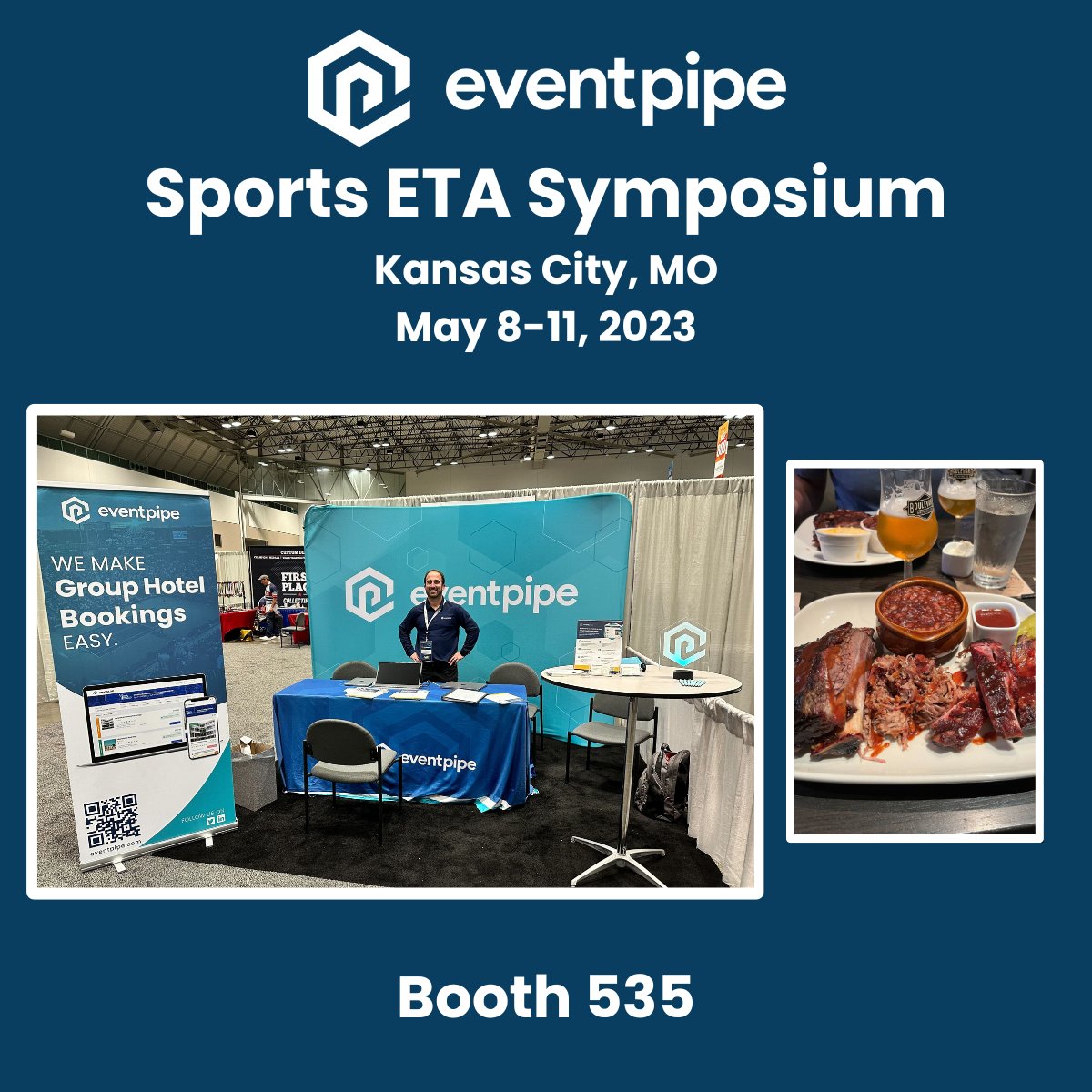 Having a blast out in Kansas City at the <a href="/Sports_ETA/">Sports Events & Tourism Association</a> Symposium!

It's been a great couple of days networking and meeting with professionals in the sports event &amp; tourism industry (as well as some amazing Jack Stack BBQ). 🙌🍖

Swing by booth 535!