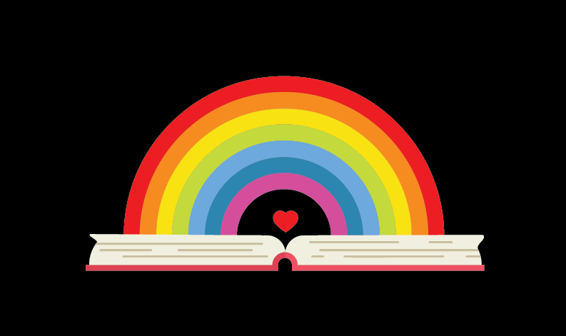 Libraries show every colour of the rainbow. You are welcome here. #2SLGBTQIA+