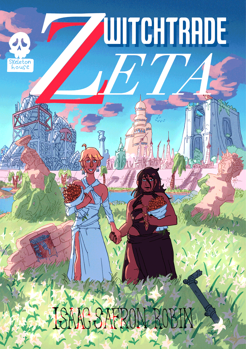 skeletonhouse's tweet photo. A city comes to life in the rain. A demon hunter makes a peace offering. Two witches dote on each other in a haze of smoke and affection. And love is affirmed in an underground arcade.

WITCHTRADE ZETA, my 30pg comic for TCAF 2023 now available as a PDF! https://t.co/Y1uxdnvHlP https://t.co/6mEN6vE2kO