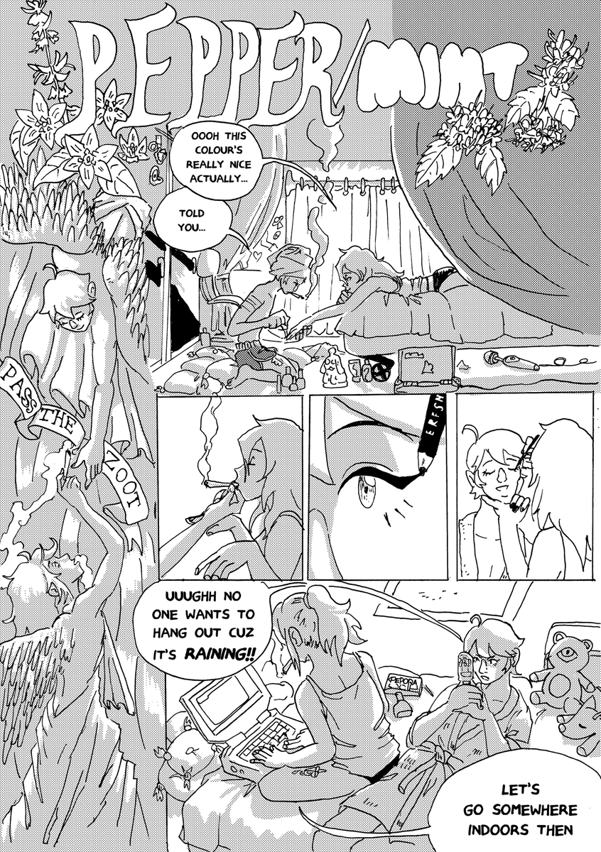 skeletonhouse's tweet photo. A city comes to life in the rain. A demon hunter makes a peace offering. Two witches dote on each other in a haze of smoke and affection. And love is affirmed in an underground arcade.

WITCHTRADE ZETA, my 30pg comic for TCAF 2023 now available as a PDF! https://t.co/Y1uxdnvHlP https://t.co/6mEN6vE2kO