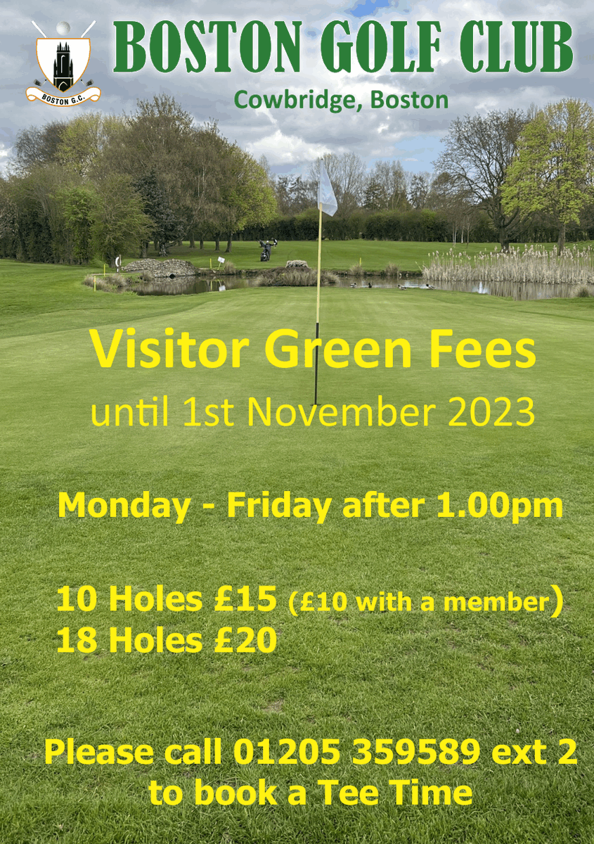 The course is getting back to it's former glory and we've introduced some great afternoon green fee deals for visitors! Come and see for yourself!