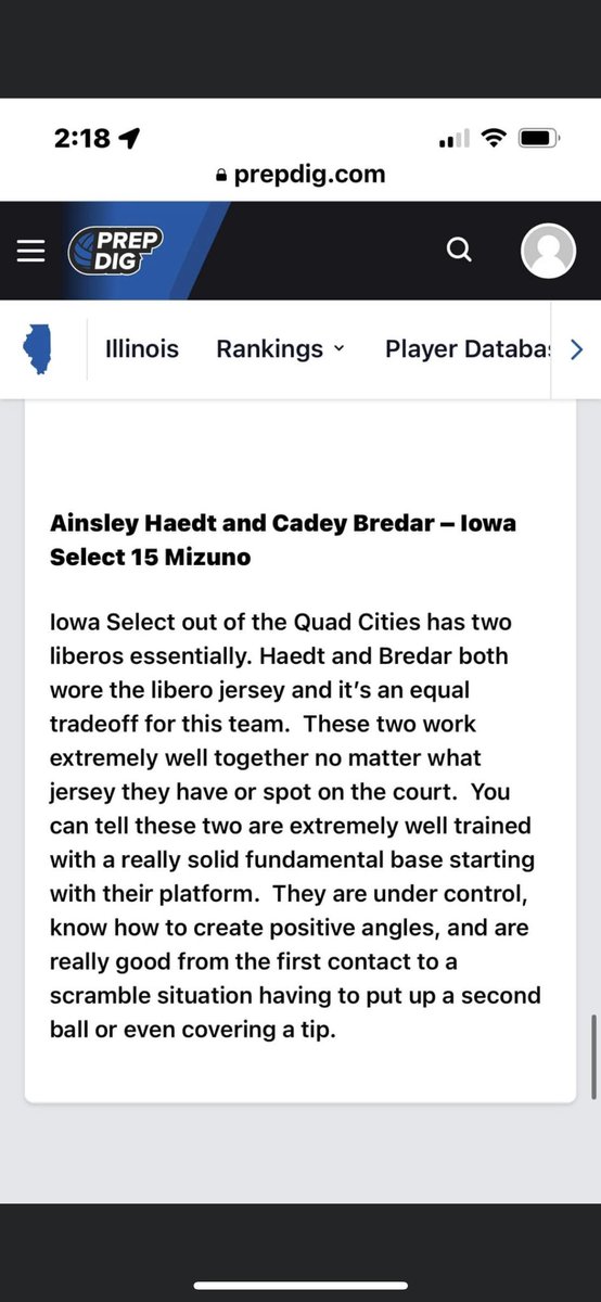 Thank you Prep Dig!! <a href="/PrepDig/">Prep Dig 🏐</a> <a href="/PrepDigChris/">Chris Fitzgerald</a> <a href="/CadeyBredar/">Cadey Bredar</a>