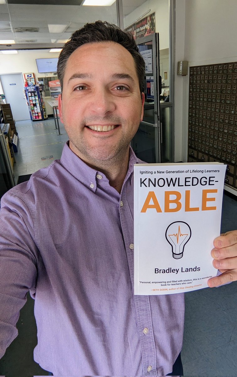 MrLands's tweet image. Just mailed a signed copy of my book #Knowledge_ABLE to my alma mater @JMUCoE.

I hope this book will help future teachers with #BeingTheChange
they wish to see in their schools! 

#GoDUKES #IstillBleedPurple