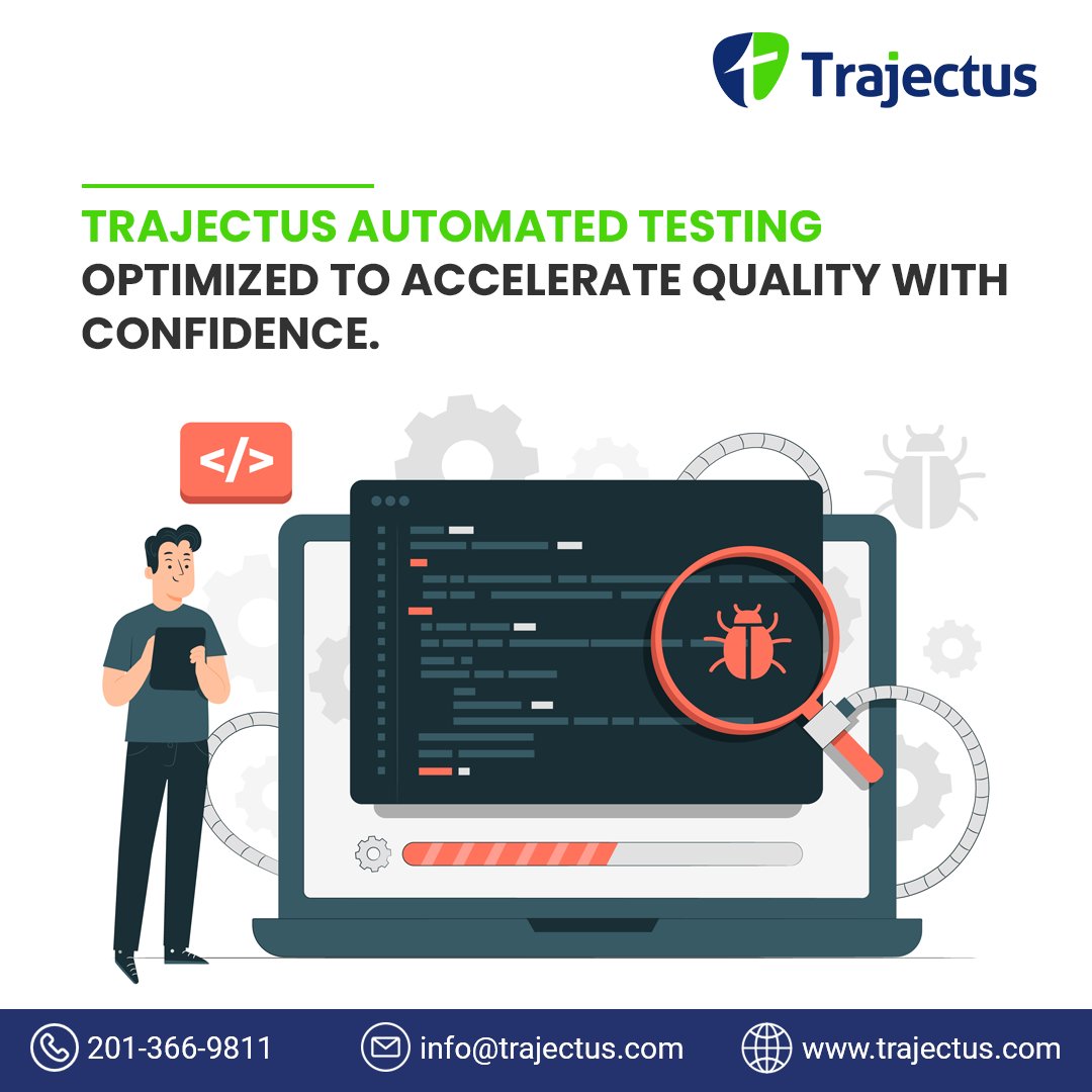 TrajectusCorp's tweet image. #automationtesting #qaautomationengineer #testingservices #testingsolutions #testingautomation #qualityassurance
trajectus.com
Please Follow our SM Pages:
Linkedin: in.linkedin.com/company/trajec……
Facebook: lnkd.in/eWgCPfHw
Instagram:lnkd.in/eQdDurxn