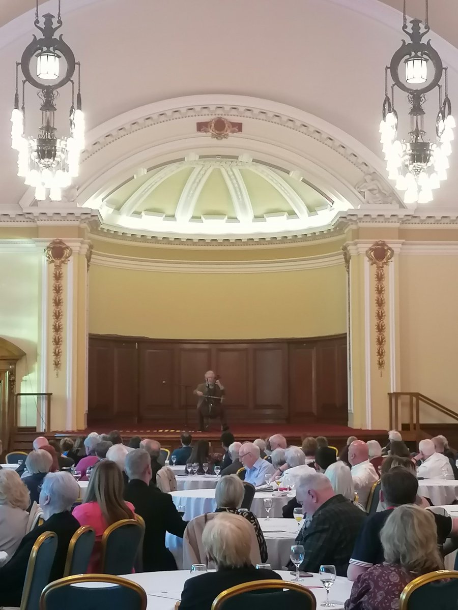 Great evening in Belfast City Hall for Adrian Dunbar in conversation with Tara Mills along with mesmerising music by Neil Martin, to mark the 235th anniversary of @thelinenhall  #openingminds #Belfast #libraries