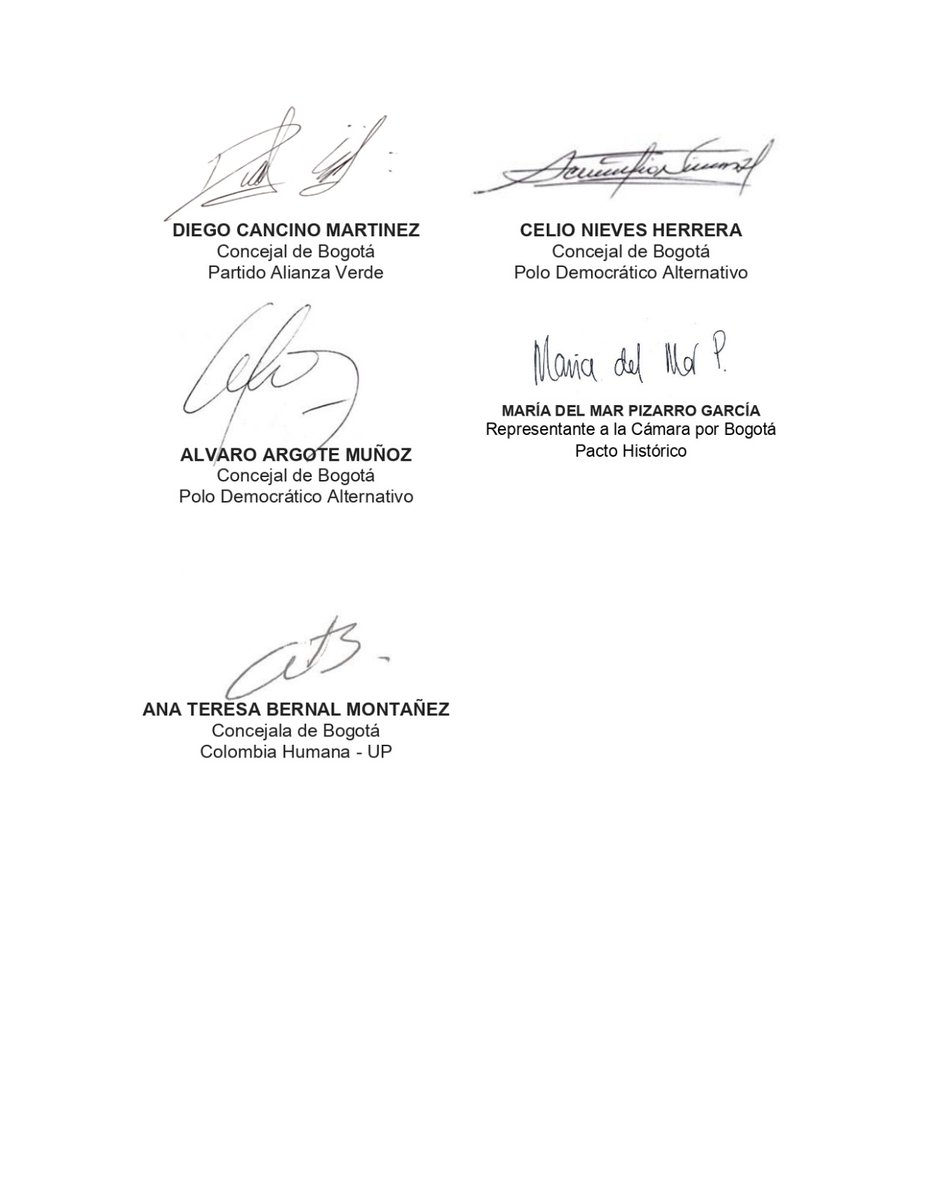 heidy_up's tweet photo. #Comunicado | Las concejalas, concejales y representantes a la Cámara aquí firmantes nos solidarizarnos con la @adebogota, exigiendo a la administración de @ClaudiaLopez que cese la persecución y se derogue la Circular 004. #ClaudiaEscucheLosMaestros https://t.co/MZS5DGmy0A