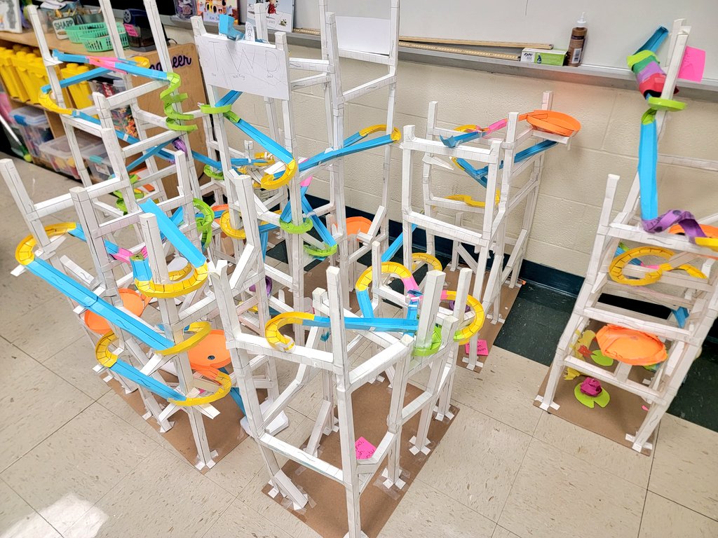 These roller coasters are looking pretty incredible! 🤩

@NISDGTAA @NISDLinton #WhyGT #NorthsideGT #GATE #Paperrollercoasters #STEM #perseverance #RootEdLinton