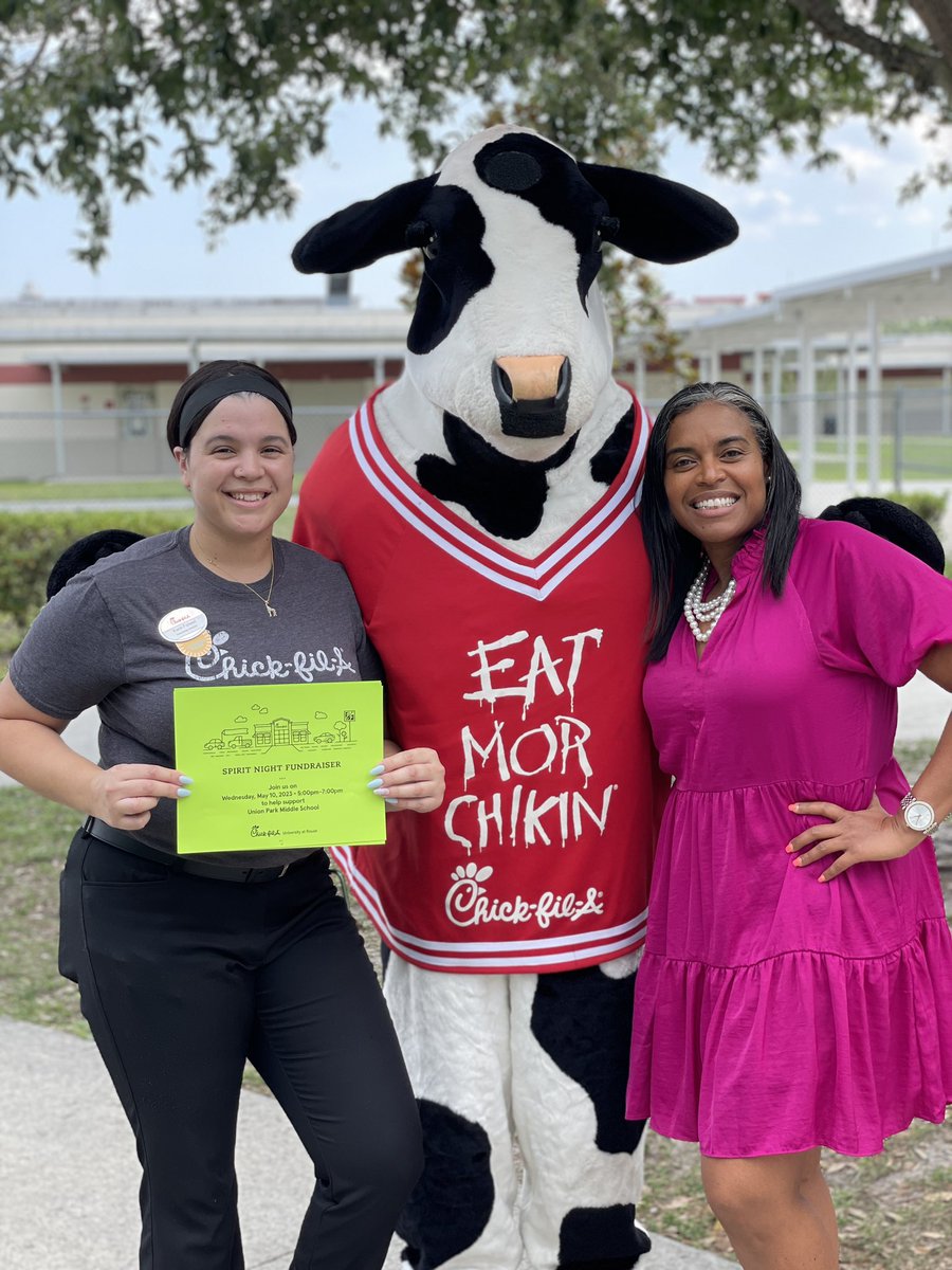 Spirit Night Fundraiser tonight at Chik Fil A at University @ Rouse from 5-7 pm! Please mention you are with UPMS!