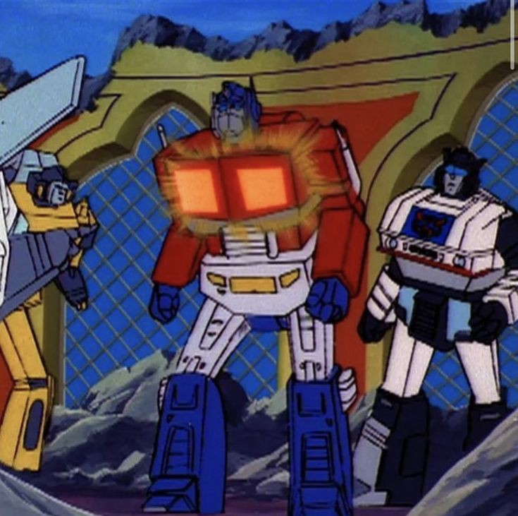 Optimus Prime's glowing window boobs. (1984)