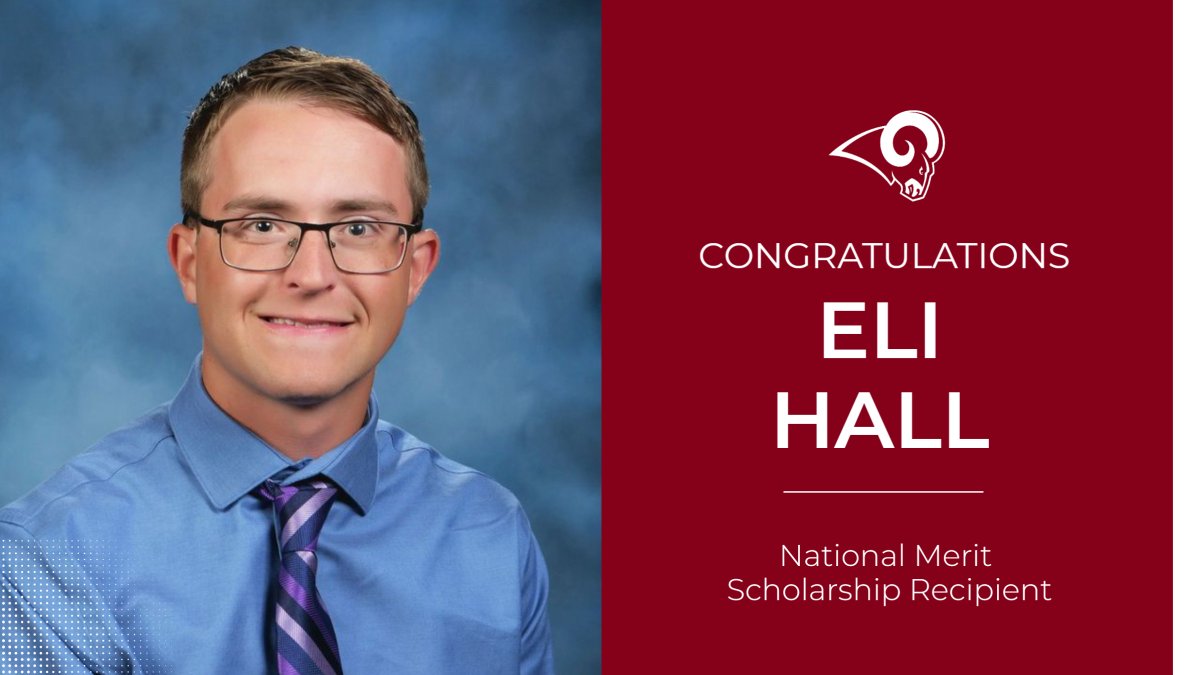 Congratulations to @OHS_Rams senior Eli Hall! It was announced today that Eli is one of just 29 Oklahoma students and one of 2,500 across the country to earn a National Merit Scholarship in this latest round of scholarship winners. Way to go, Eli! #RamPride #RamFam