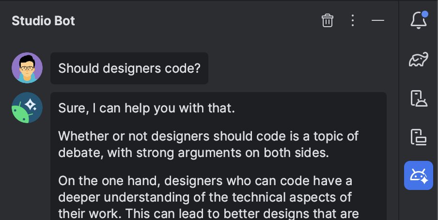 Super excited to finally share Studio Bot!! Though it's still very early days and as many know, this space is moving incredibly fast — fun and challenging times to be a designer. ✨😵‍💫