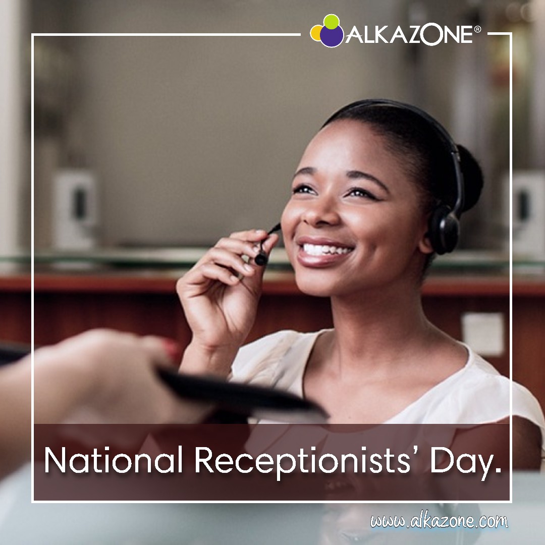 Alkazone_Water's tweet image. National Receptionists’ Day recognizes receptionists for all that they do every single day. For just about every business, the receptionist is the face of the organization and they help to manage a variety of different aspects of the company. #receptions #business #company