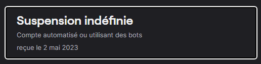 xNocki's tweet photo. Bon bah je suis ban Twitch pour quelque chose que je n'ai pas fait... J'espère me faire déban sous peu pour pouvoir re-stream. 
Mettez un petit fav ou RT ça m'aiderai énormément pour que peut être @TwitchFR voit cela. 🙏 https://t.co/n3IY2H1J37