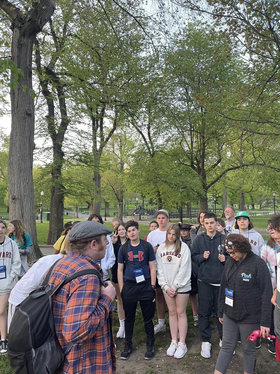 Another great day in Boston with 8th Grade. Today they visited the Mayflower, Plymouth Rock, Plimoth Patuxet, Bunker Hill Memorial, USS Constitution and the Boston Tea Party Museum. They ended their day with a fun night time “ghost tour” around Boston. #BMSPatriotProud #MSDR9