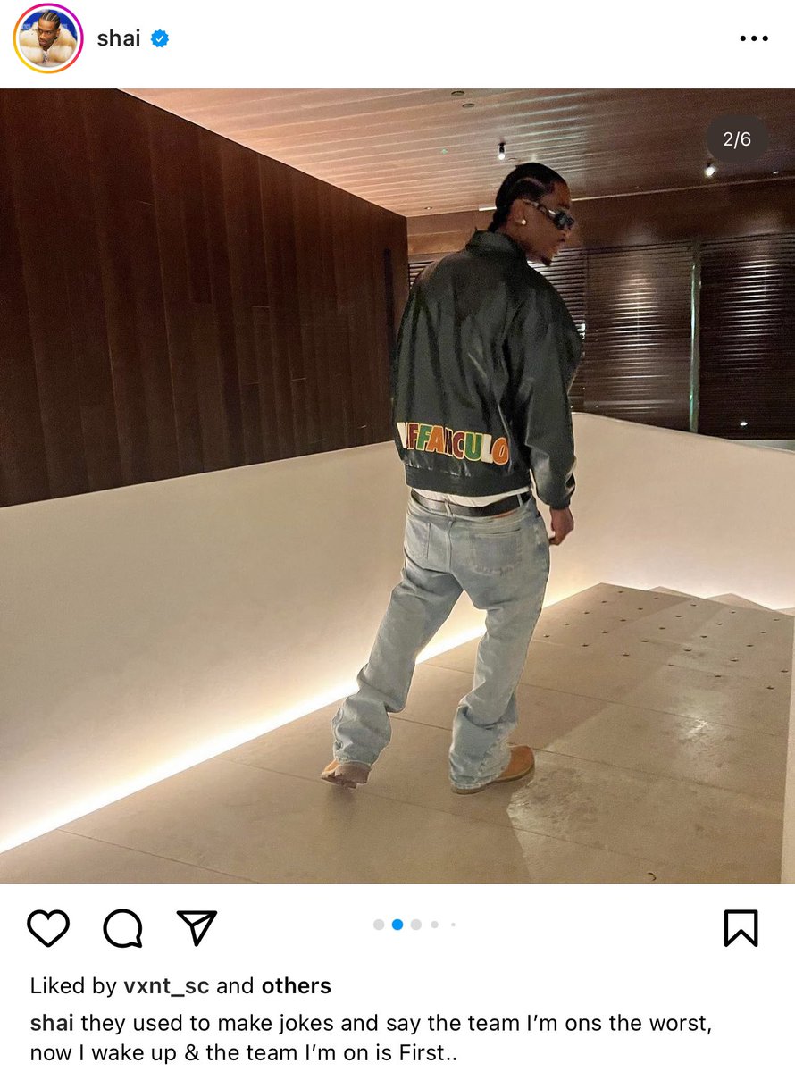 LegionHoops's tweet image. Shai reacts to making All-NBA 🔥