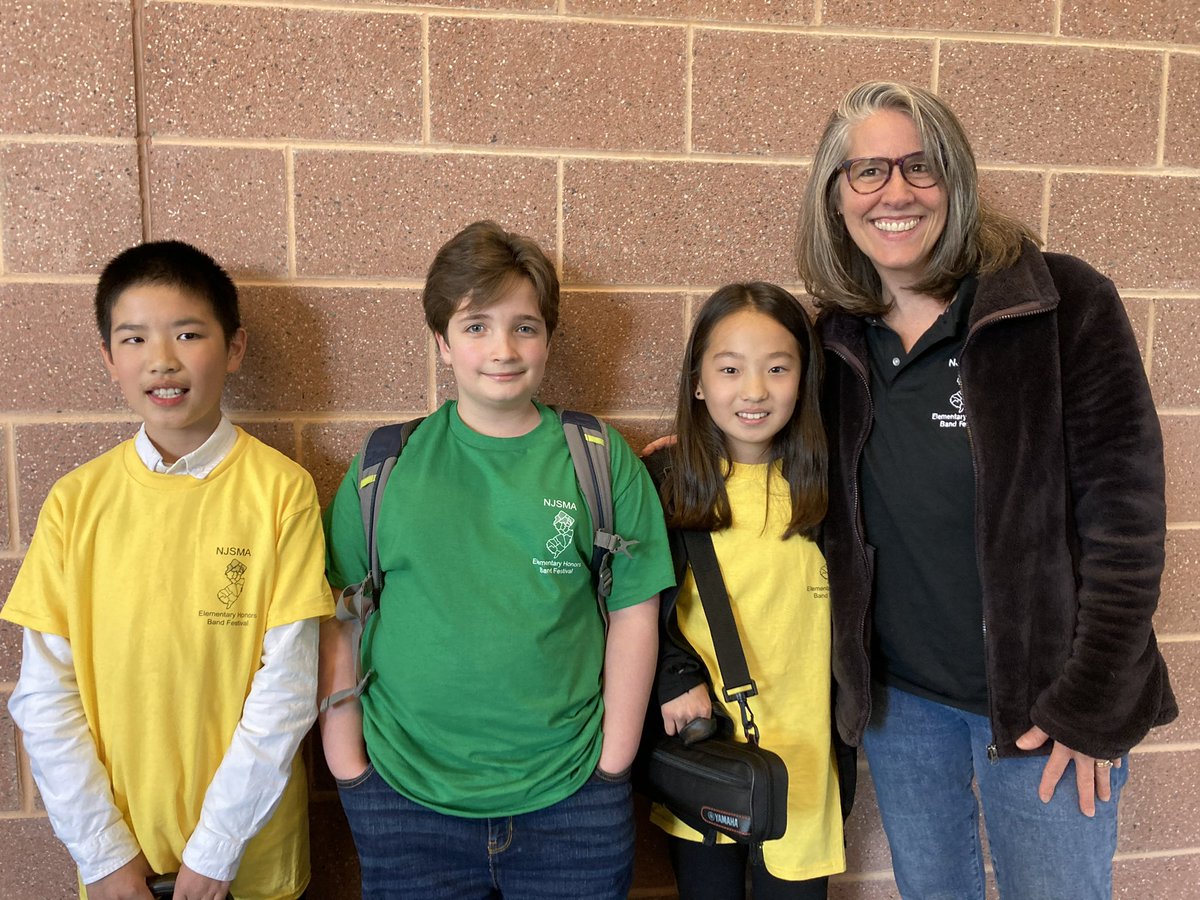 PrincipalTJ's tweet photo. Congratulations to Taso B., Ara K. and Aidan C. for representing TJ school at All-North Jersey Elementary Honor Bands! Congratulations and thank you Mrs. Love! @RockawayBoroBOE https://t.co/p8TE3mLkVB
