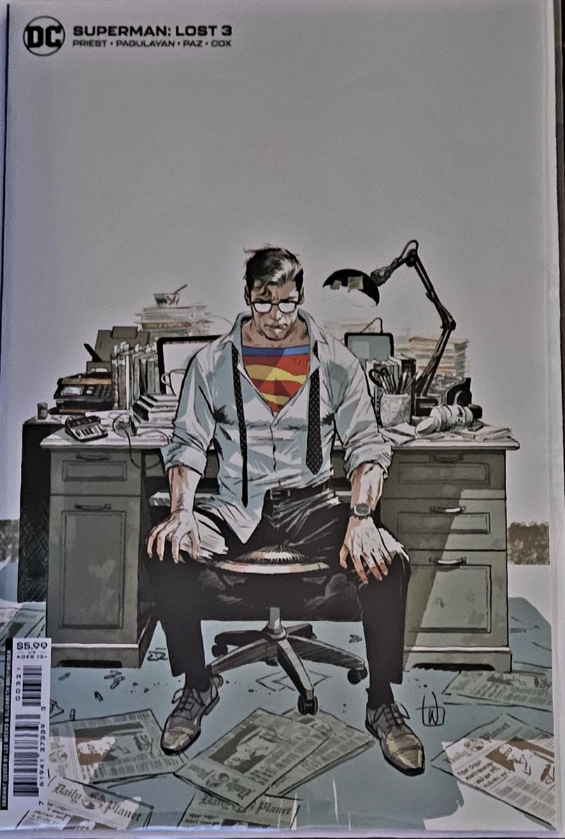 PrinceofWade's tweet photo. Couldn't resist the variant cover by Lee Weeks &amp; Elizabeth Breitweiser! It spoke to me.  Superman Lost #3 https://t.co/o6c1IsiPTX