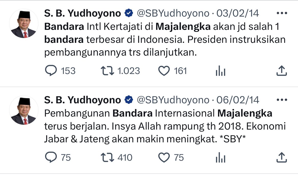 yusuf_dumdum's tweet photo. Rujukan media lu aja model sampah begini pantas gagapnya semakin menjadi-jadi. Yg dikutip statmen dr Didu pecatan BUMN.🤣

 Jd lu lbh percaya media sampah daripada SBY ? Itu tweet SBY sblm lengser minta pembangunan trs dilanjutin. Bahkan partai lu jg bangga tuh pas udh jadi !😂 https://t.co/sJBpQxAhNH