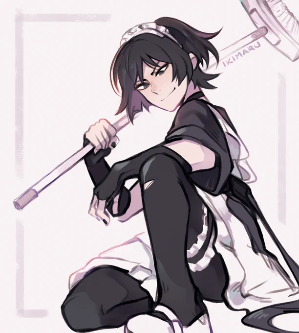 heard it was maid day soo.. how menacing do you want ur maids to be? #scaramouche