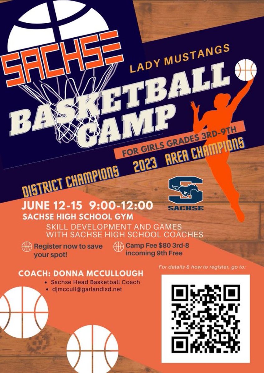 Sachse Girls Basketball on Twitter "Basketball camp is coming soon