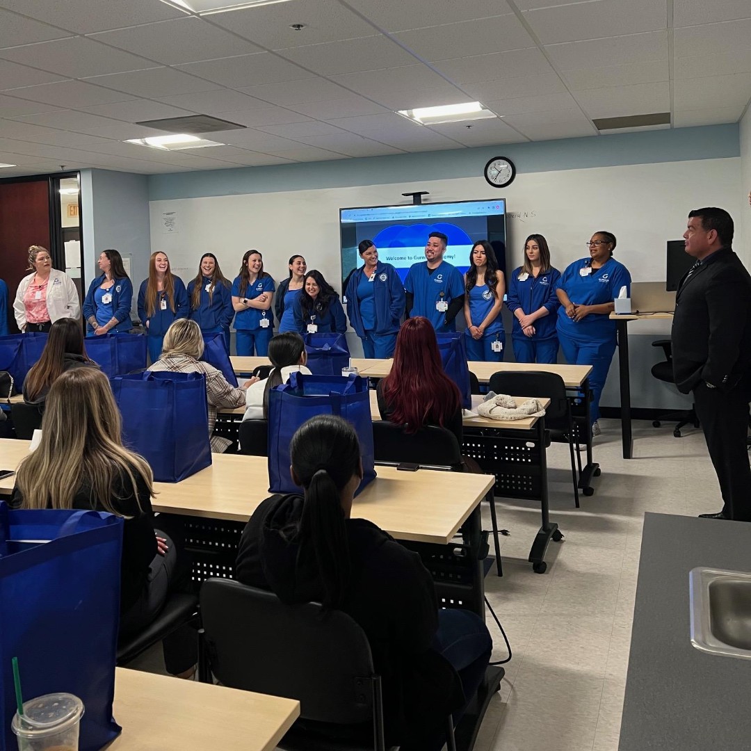 GurnickAcademy's tweet photo. 🧑🏻‍🏫 📝 May 9, the Sacramento Campus held an Ultrasound orientation. New students received info re Gurnick policies &amp; procedures, our academic calendar, didactic classes, clinicals,  &amp; more. “Newbies,” asked questions, &amp; received recommendations.  #gurnickacademy  #ultrasound https://t.co/7DBRYGAVgb