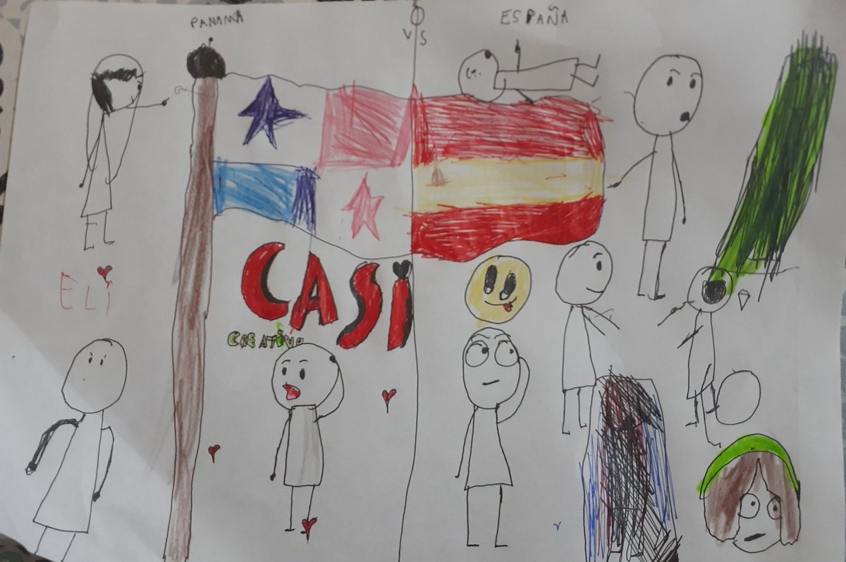 rairam's tweet photo. Dibujo de parte de Eli (7 años) para Casi Creativo https://t.co/qfg0P3ONv0