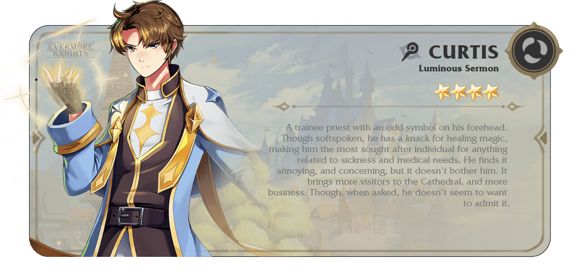 Shrestha808's tweet image. Curtis is my favorite character in #evermoreknights #NFT 

Free to Play &amp;amp; Play to Earn Game