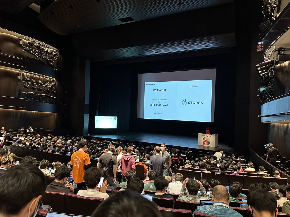 huin's tweet image. STORES のロゴで、でたぁ〜
#RubyKaigi2023