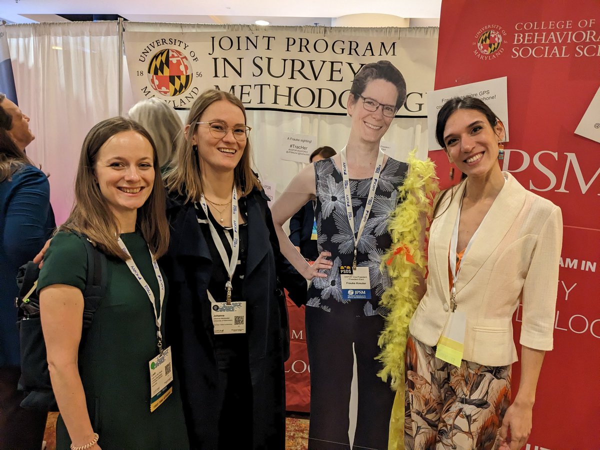 Sofia Jaime (@sofiajaime_) on Twitter photo We (accidentally) bumped into <a href="/AAPOR/">aapor</a> President-Elect <a href="/fraukolos/">Frauke Kreuter</a> and got the chance for a nice shot! #aapor23 #aapor <a href="/jo_mehltretter/">Johanna Mehltretter</a> We (accidentally) bumped into <a href="/AAPOR/">aapor</a> President-Elect <a href="/fraukolos/">Frauke Kreuter</a> and got the chance for a nice shot! #aapor23 #aapor <a href="/jo_mehltretter/">Johanna Mehltretter</a>