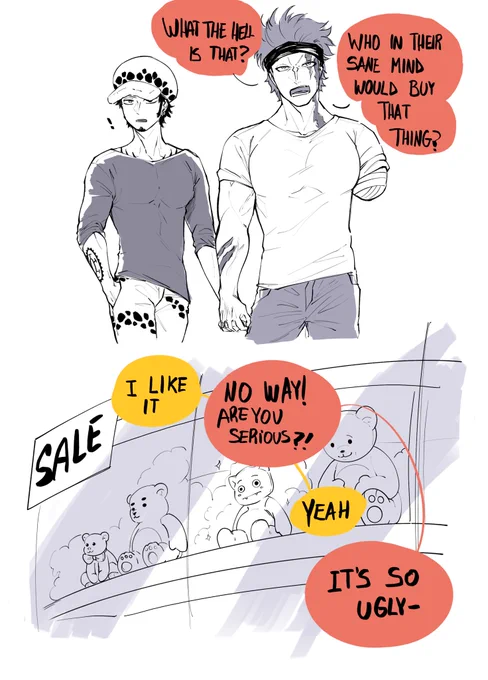 Someone on my tumblr suggested I draw the I like ugly things comic but with Kidlaw and I couldn't resist 😂